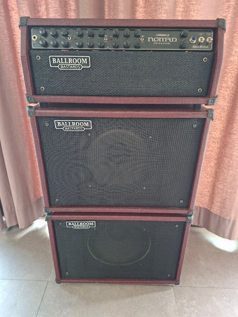 Mesa Boogie Nomad 55 Custom Stack–Wine Red (Unieke Set!), Muziek en Instrumenten, Ophalen, Zo goed als nieuw, Gitaar, 50 tot 100 watt