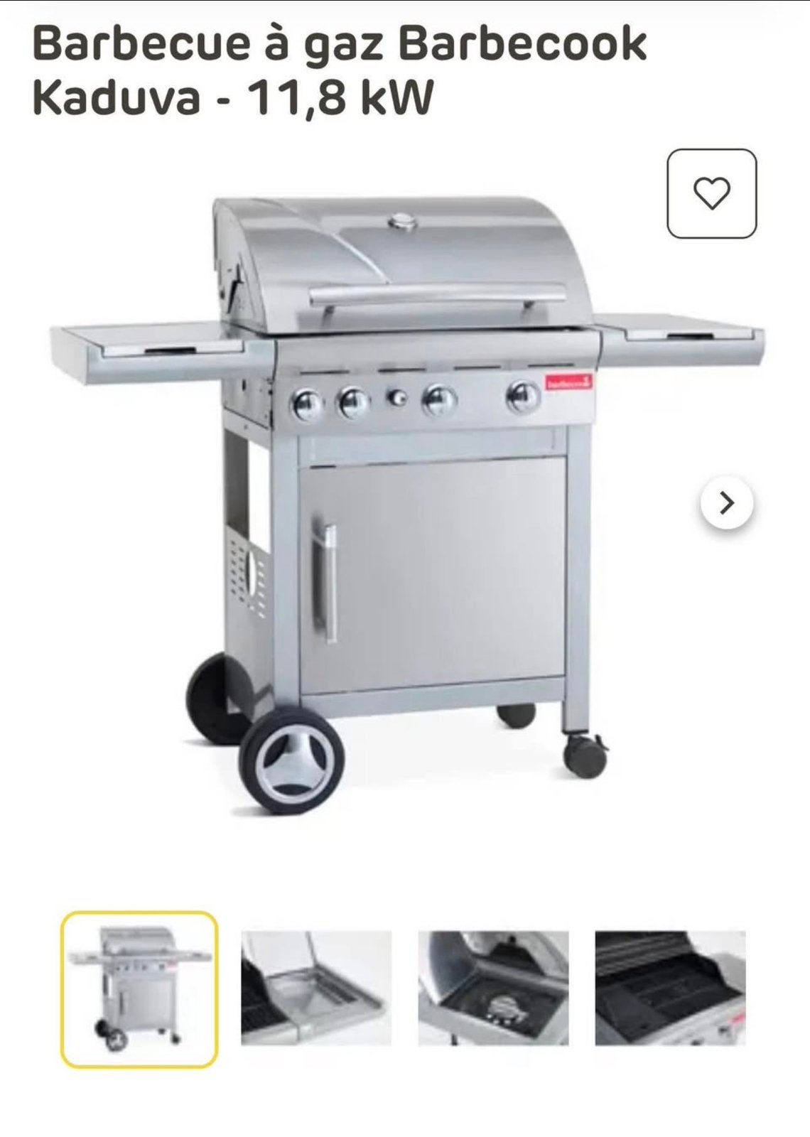 Barbecue, Tuin en Terras, Ophalen, Zo goed als nieuw