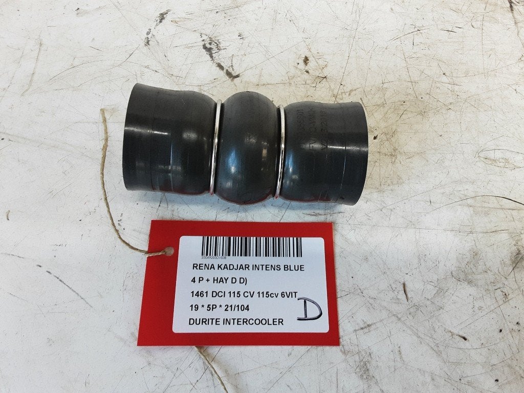 INTERCOOLER SLANG Renault Kadjar (RFEH) (01-2015/-), Gebruikt, Renault, Mevr. I. Hauben, Rue de l'Espoir 34 34
4030  GRIVEGNÉE, BE