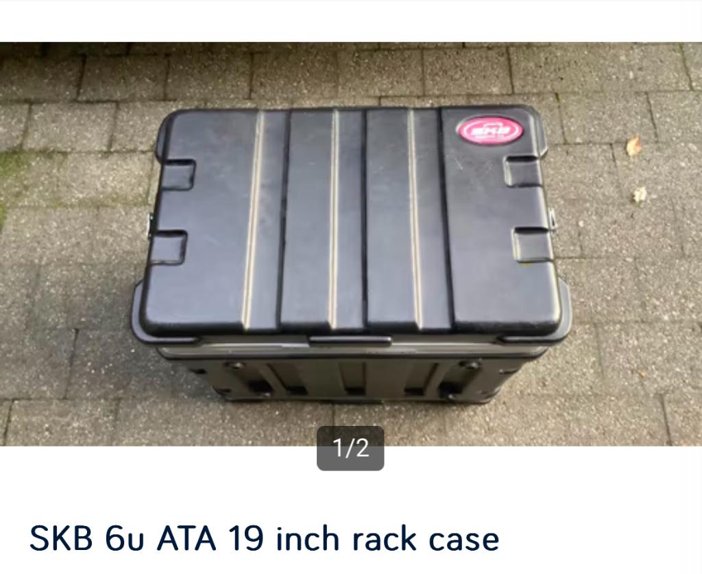 SKB 6u ATA 19 inch case, Enlèvement, Utilisé, Flight case