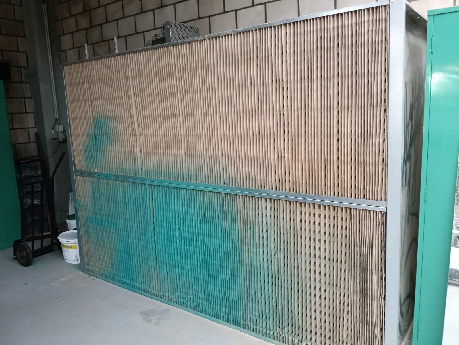 Mur pulvérisateur 3000x2000, Enlèvement