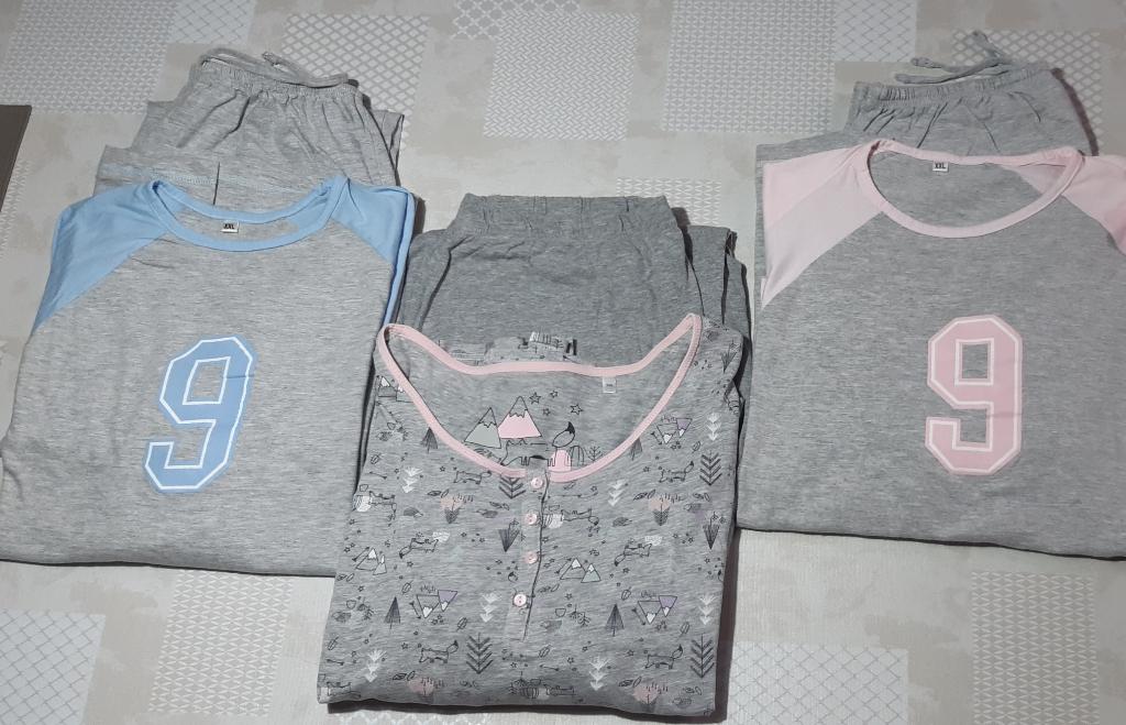Dames pyjama's  XXL  katoen, Kleding | Dames, Pyjama's, Ophalen, Zo goed als nieuw, Maat 46/48 (XL) of groter