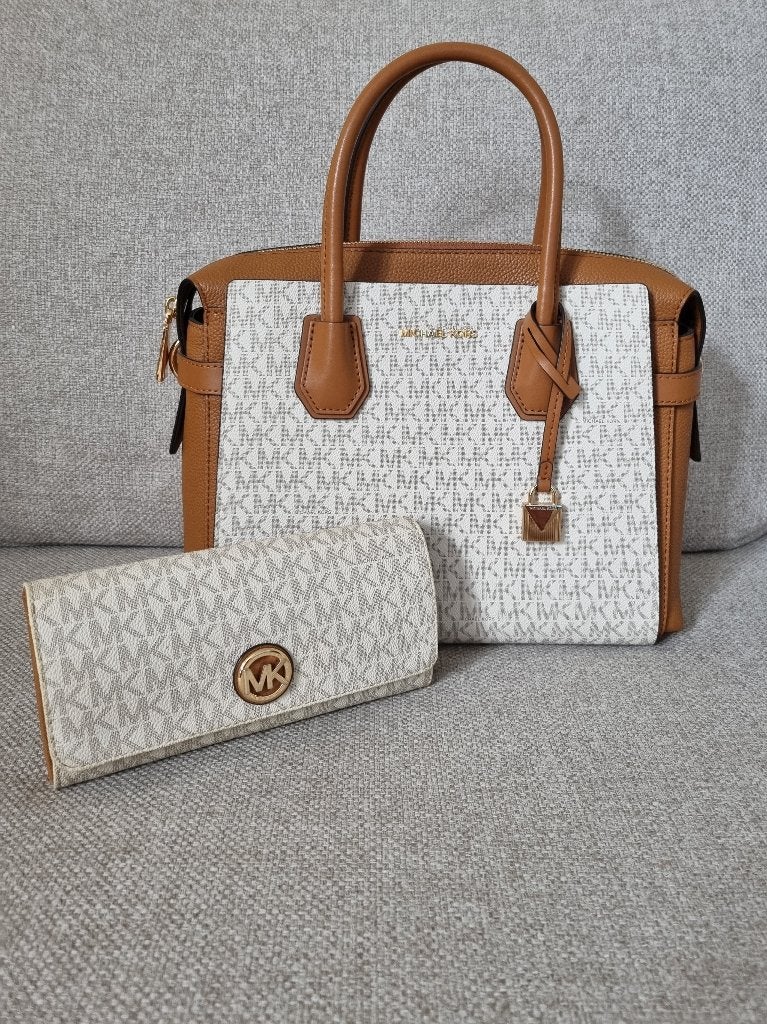 Michael Kors handtas en portefeuille., Ophalen of Verzenden, Zo goed als nieuw, Handtas