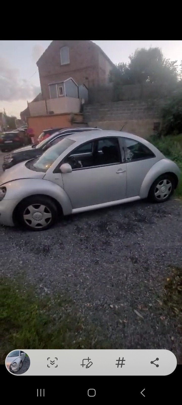 vw new bettle 1.6 essence accident, Achat, Boîte manuelle, Coccinelle, Particulier
