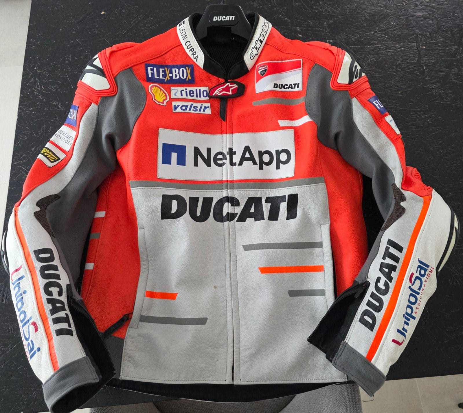Leren motorjas Ducati Motogp 2018 Ltd. edition, Motoren, Ophalen, Jas | leer
