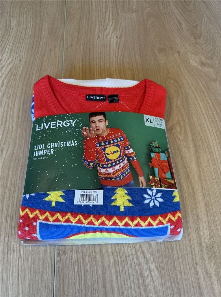 Lidl Livergy Kersttrui - Nieuw - Maat XL, Enlèvement ou Envoi, Comme neuf, Taille 56/58 (XL)
