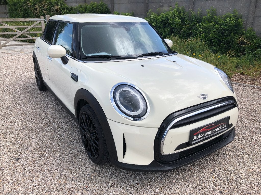 Mini cooper automaat 17" navi cruise garantie, Auto's, 75 kW, Stof, Wit, Bedrijf