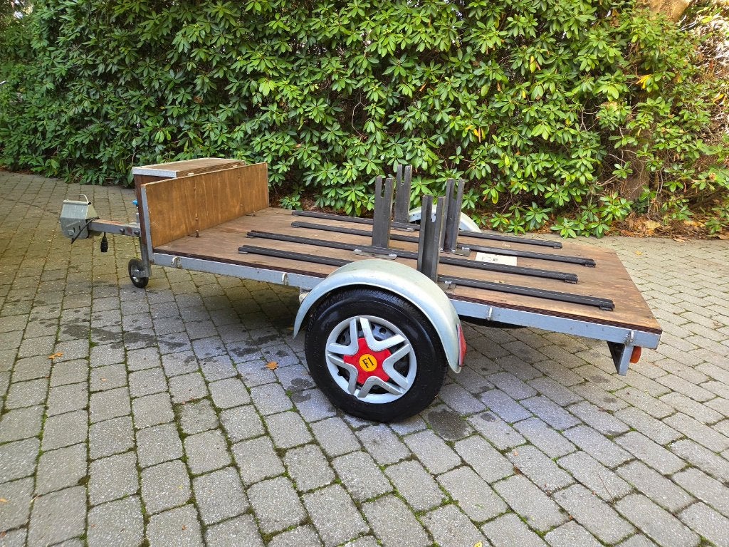Aanhangwagen voor fietsen of ander doeleinde, Ophalen, Gebruikt