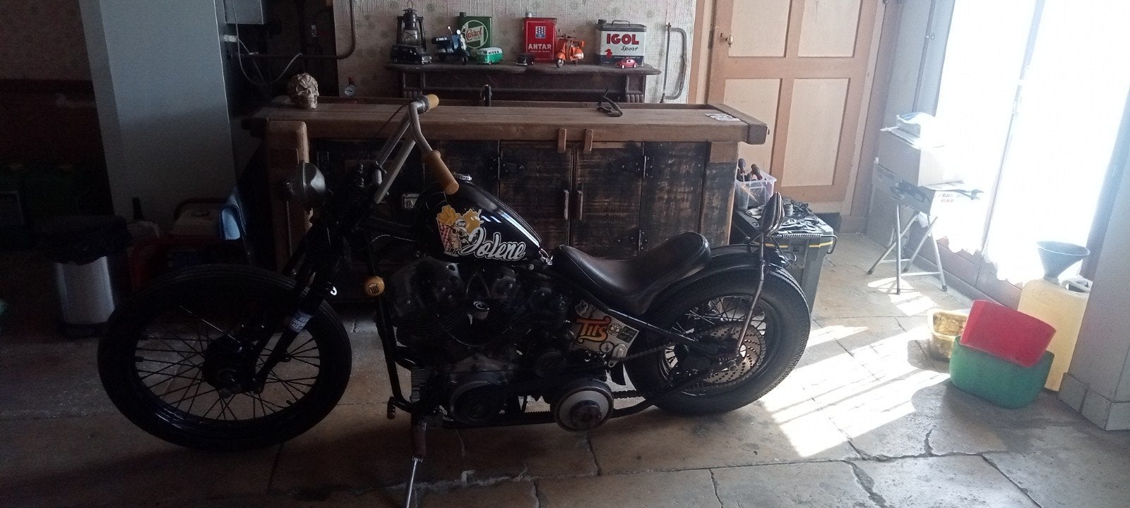 Harley Davidson shovelhead, Motos, Chopper, Particulier, 1200 cm³, Manuelle