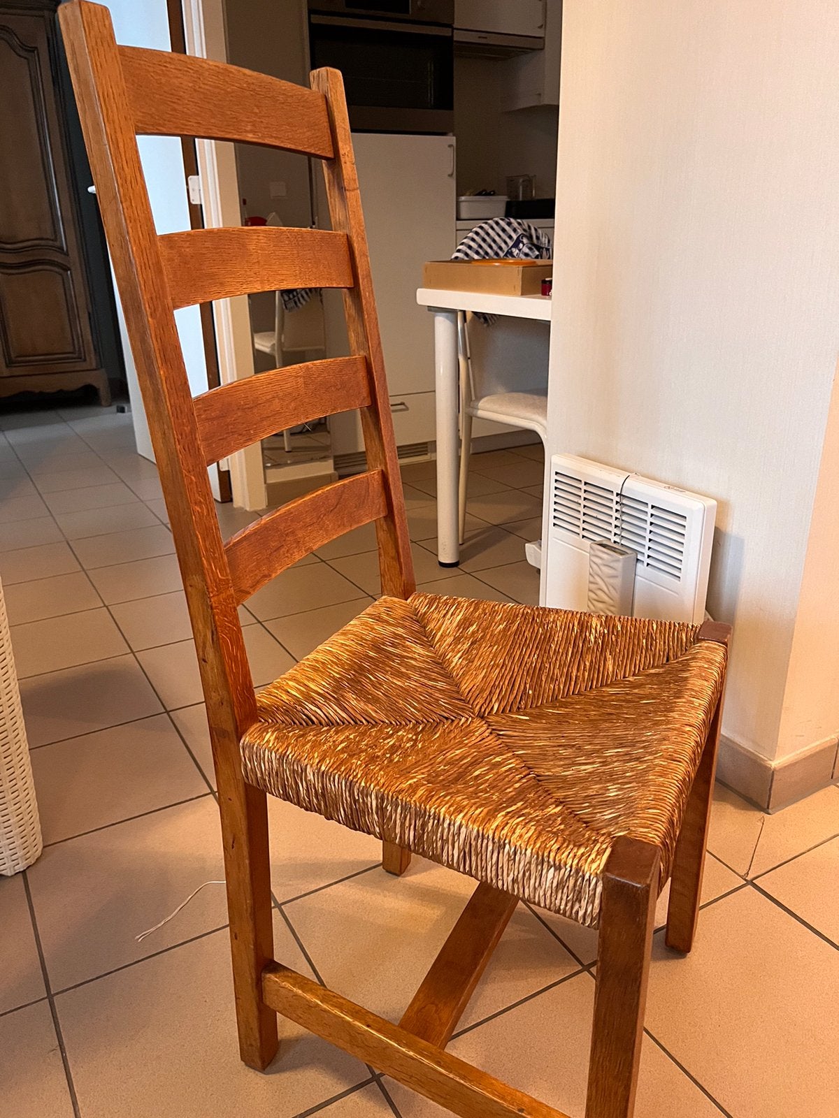 Rustieke stoel, Huis en Inrichting, Stoelen, Ophalen, Zo goed als nieuw
