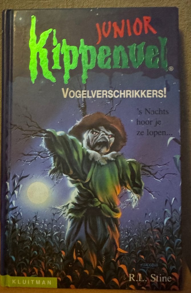 Junior Kippenvel, Vogelverschrikkers, Boeken, Ophalen of Verzenden, Gelezen, R.L. Stine, Fictie