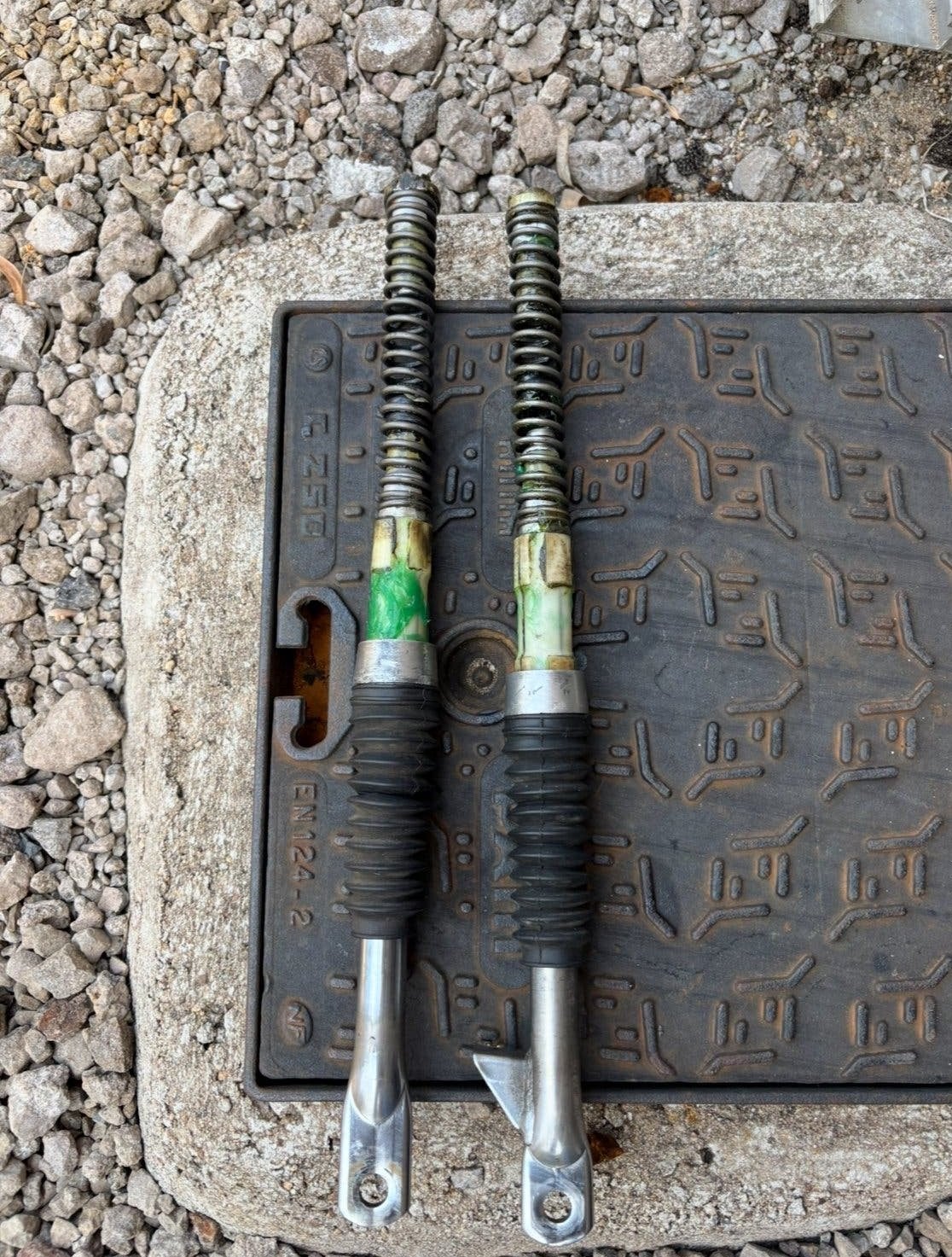 Honda z50a vorkstokken, Ophalen of Verzenden, Gebruikt