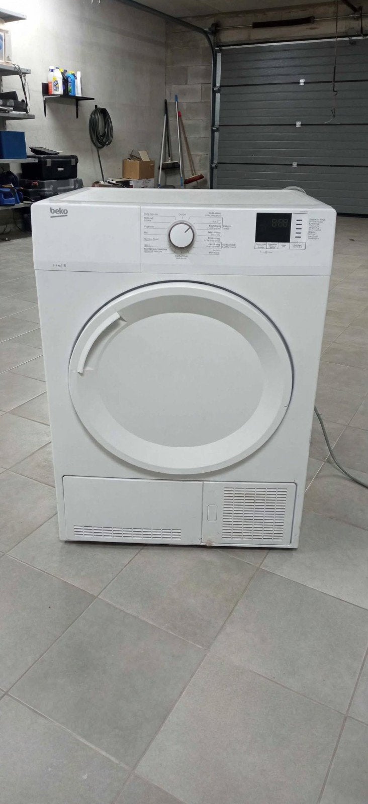 sèche linge Beko condensation 8kg, Enlèvement