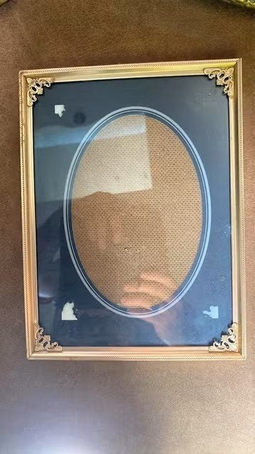 Magnifique cadre ancien avec vitre, Enlèvement