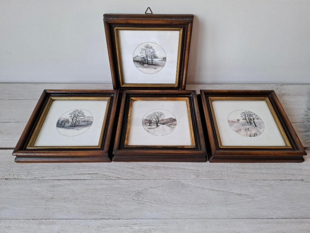 Litho's Dody Vegvary Vintage midden 20e eeuw, Antiek en Kunst, Ophalen of Verzenden
