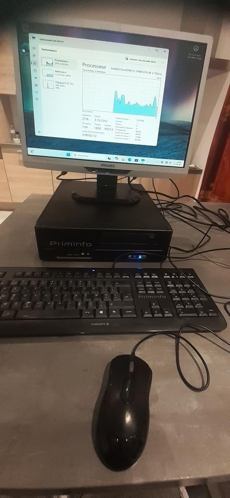 Ordinateur pc de bureau, Enlèvement, SSD