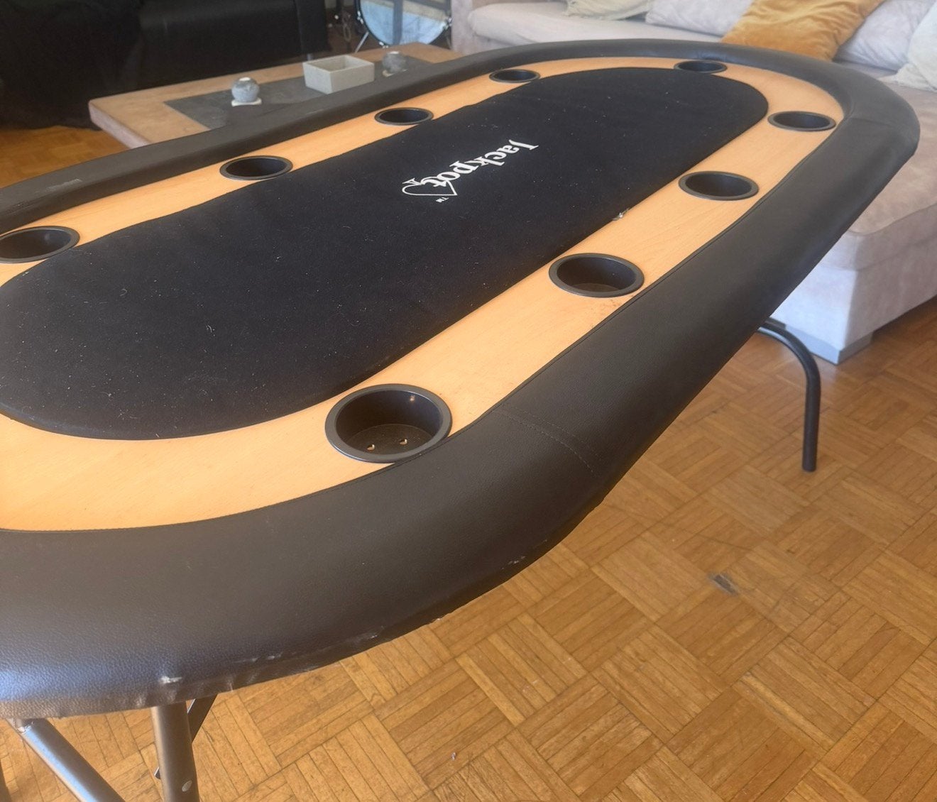 Table de poker, 10 personnes, Hobby & Loisirs créatifs, Enlèvement, Comme neuf