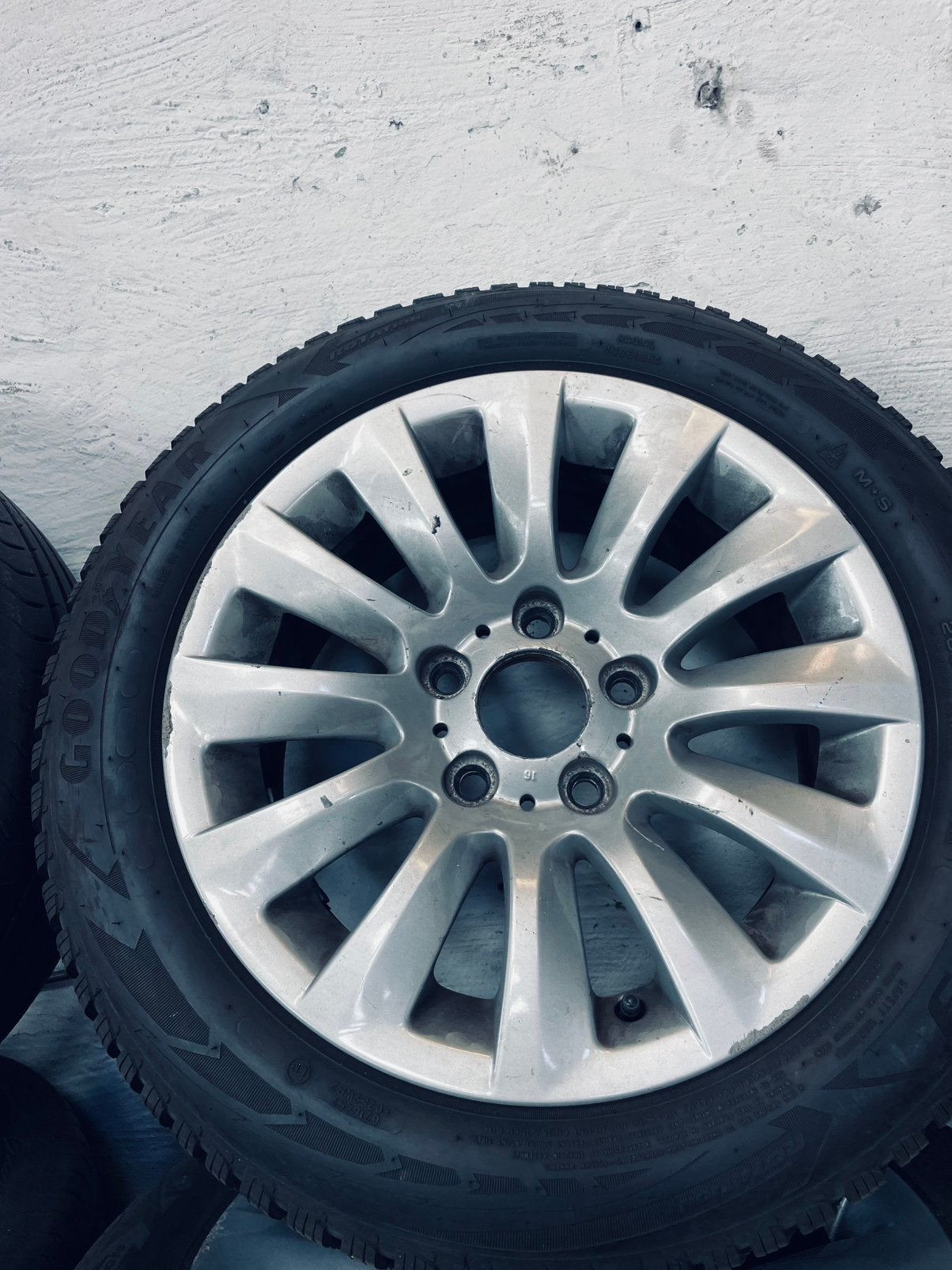 Velgen met banden 205 55 16. 91h, Auto-onderdelen, Banden en Velgen, Ophalen, Gebruikt, 16 inch, Banden en Velgen