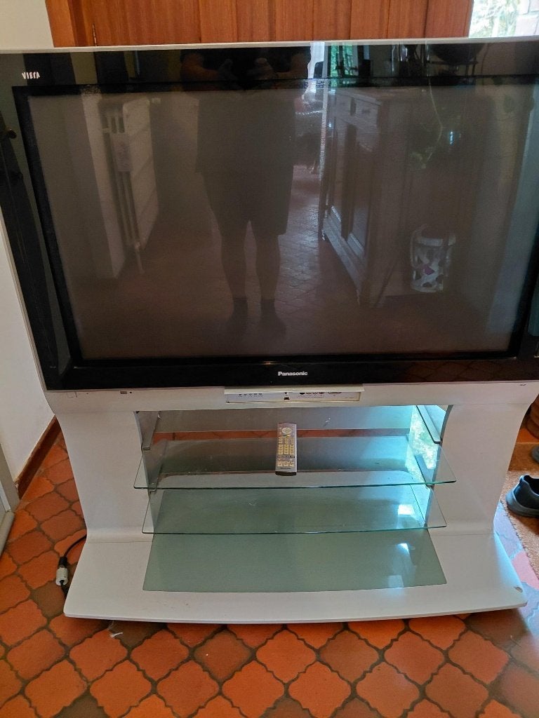 !!! TV PLASMA 42" PANASONIC ET MEUBLE !!!, Panasonic, Enlèvement, Utilisé, 100 cm ou plus