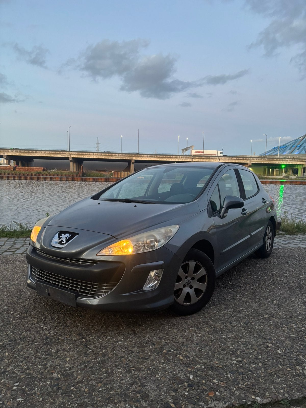 Peugeot 308 2008 163.000km, Auto's, Stof, Zwart, 4 cilinders, 5 deurs