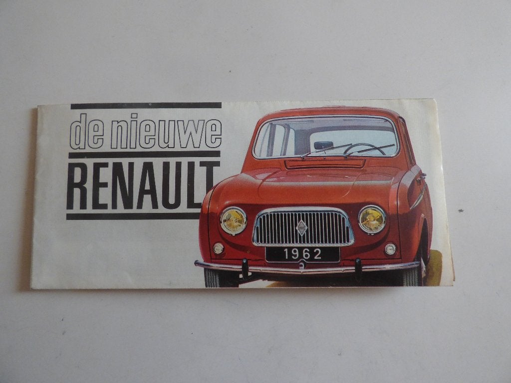BROCHURE RENAULT R4 1962, Enlèvement ou Envoi, Renault