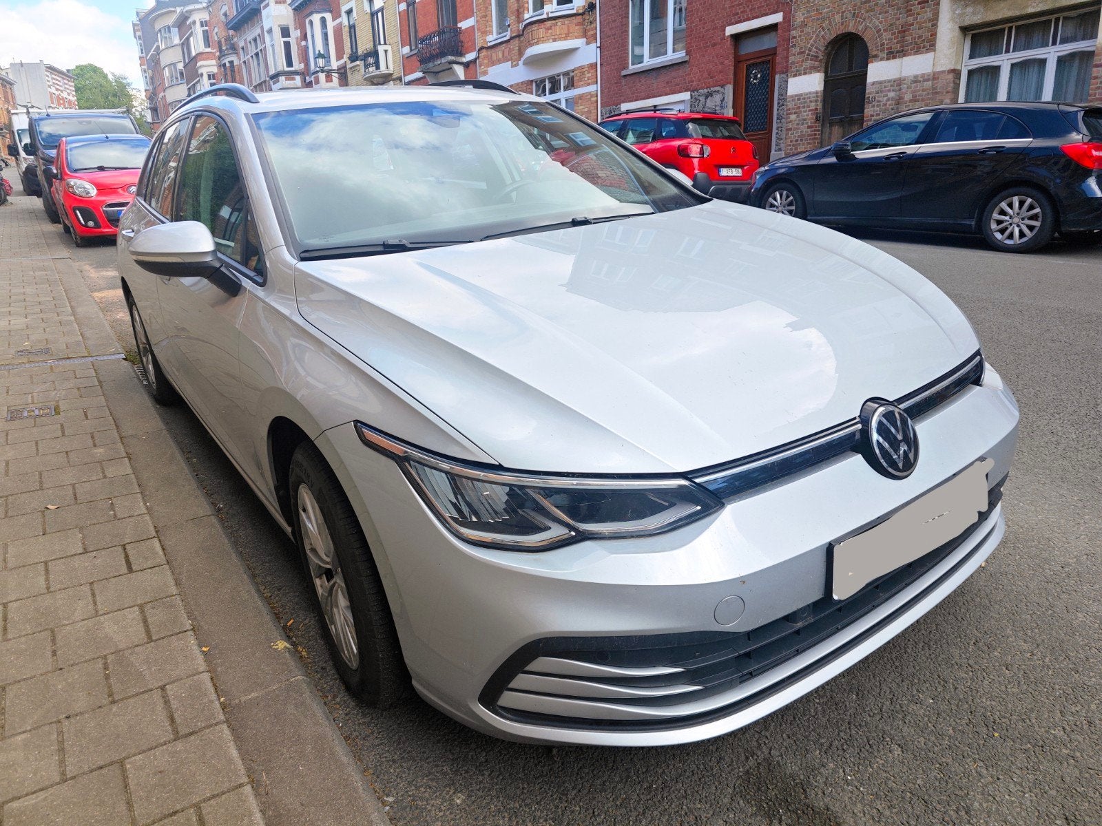 VW Golf 8 variant 2021 eTsi boîte automatique 110cv essence, Argent ou Gris, Achat, Euro 6, Break