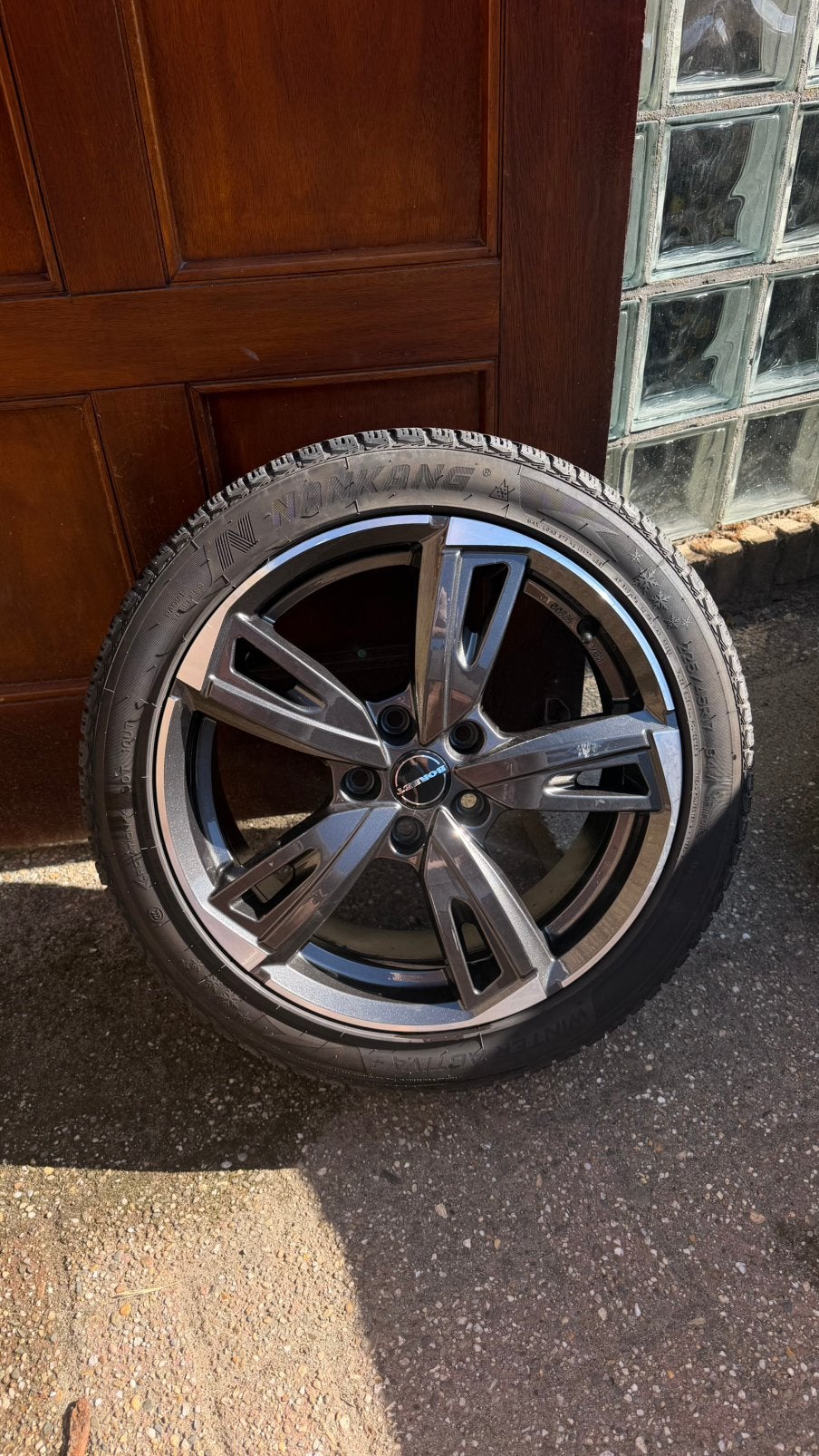 17 inch Borbet BU1 velgen 225/45/17 | 5x112 | ET50 | J7,5, Auto-onderdelen, Banden en Velgen, Ophalen, Gebruikt, Velg(en), 17 inch