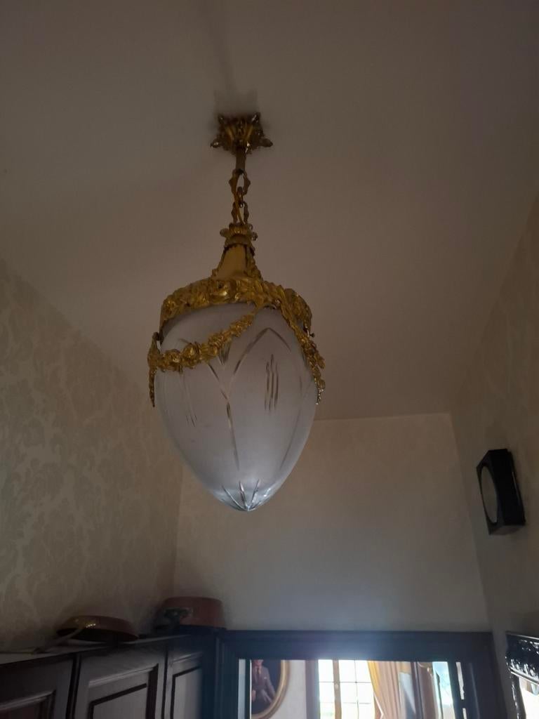 lustre ancien, Maison & Meubles, Lampes | Suspensions, Enlèvement