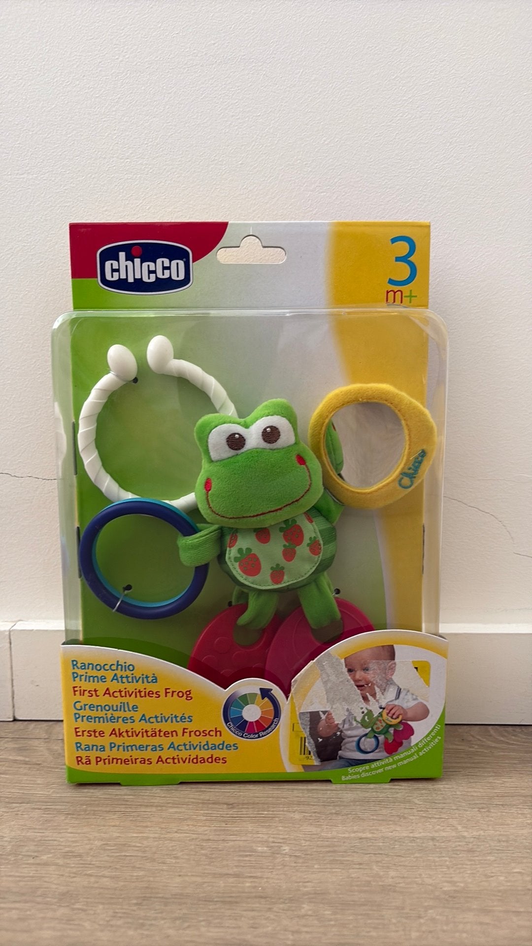Chicco grijpspeeltje/ knuffel kikker, Ophalen, Nieuw, Jongen of Meisje