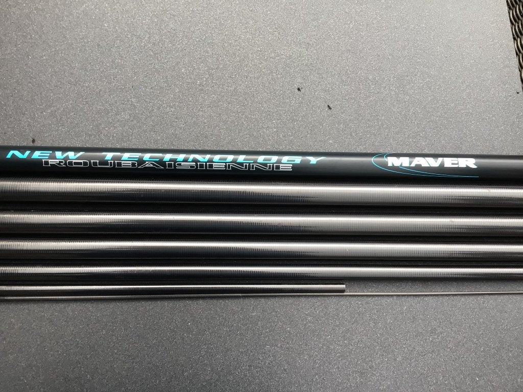 Vaste stok merk MAVER 9,5 m, Ophalen, Gebruikt, Vaste hengel