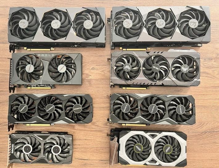 Verschillende RTX kaarten, Gebruikt, GDDR6, PCI-Express 4, Ophalen of Verzenden