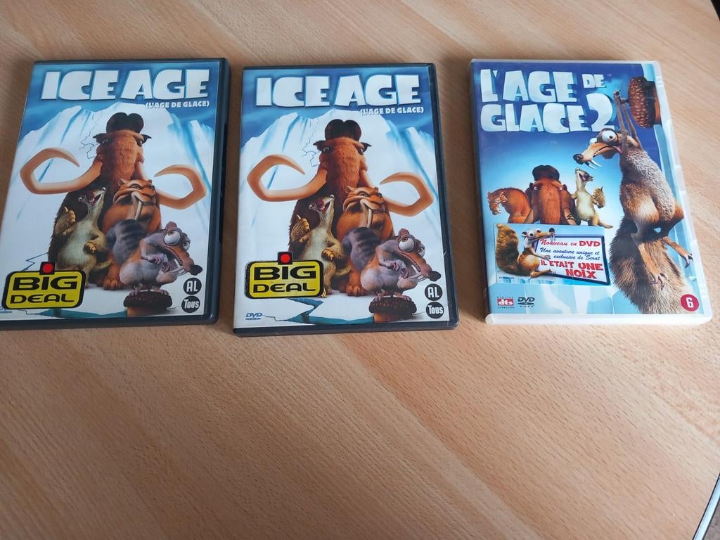 Dvd l'âge de glace 1 et 2, Cd's en Dvd's, Dvd's | Sport en Fitness, Ophalen of Verzenden
