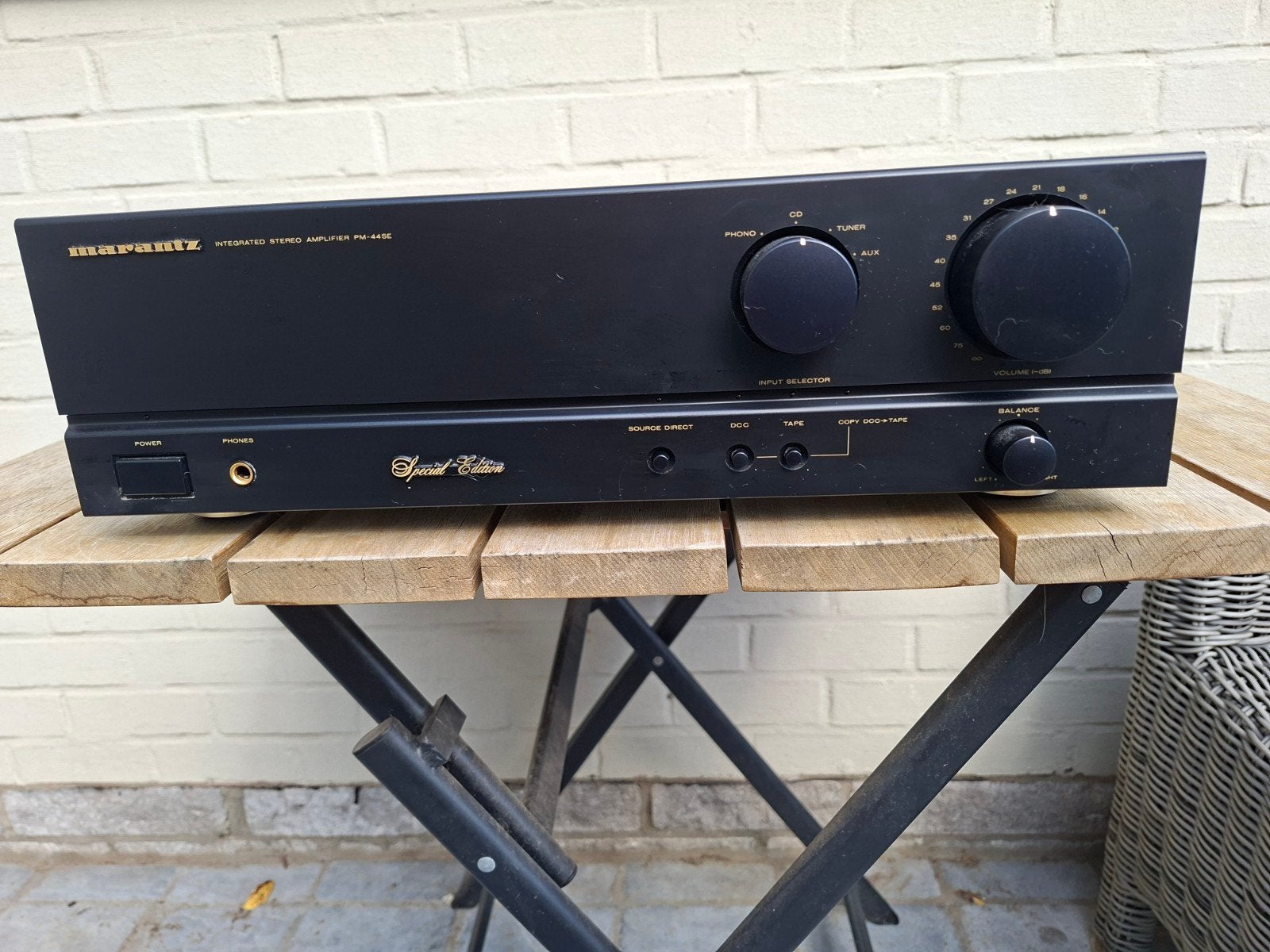 Marantz versterker PM-44SE, TV, Hi-fi & Vidéo, Amplificateurs & Ampli-syntoniseurs, Marantz, Moins de 60 watts, Enlèvement, Stéréo