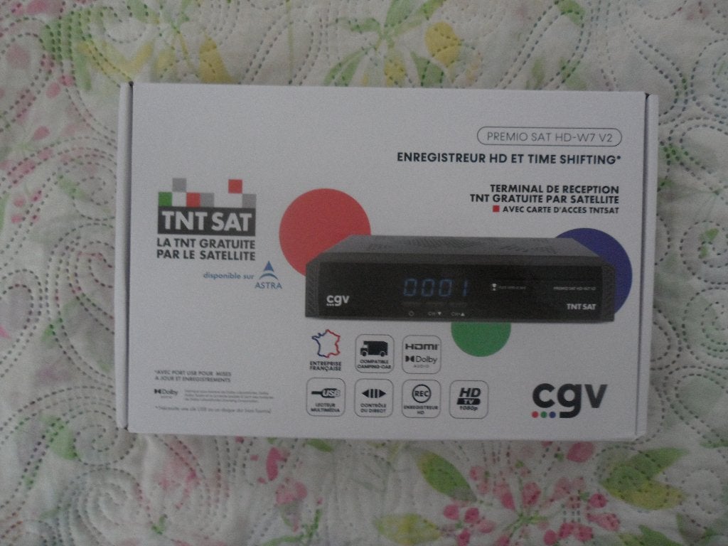 DECODEUR TNTSAT CGV PREMIO HD-W7-V2, Audio, Tv en Foto, Schotelantennes, Ophalen, Nieuw, (Schotel)antenne-accessoires