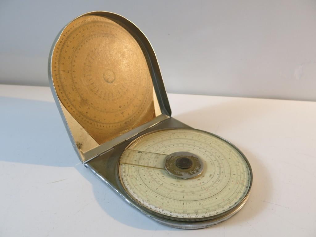 Règle à glissière circulaire Alro vintage vers 1930, Enlèvement ou Envoi