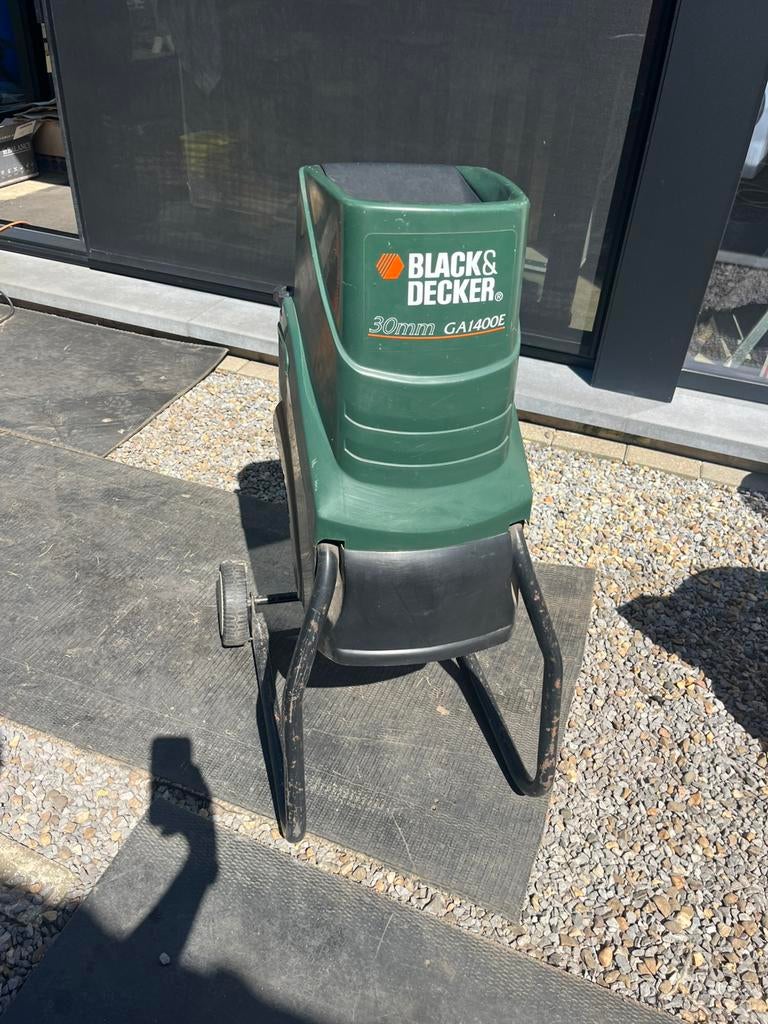 Elektrische hakselaar Black & Decker, Ophalen, Zo goed als nieuw