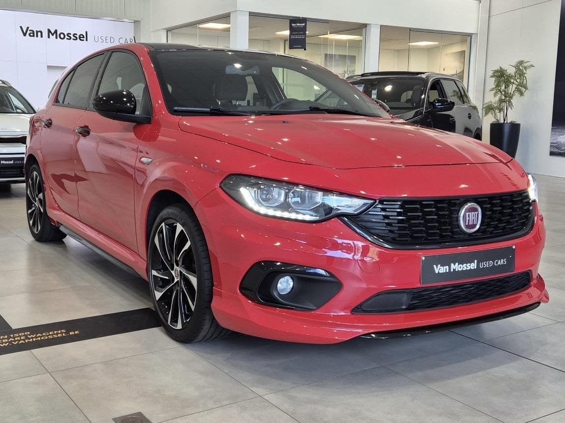 Fiat Tipo 1.4 Turbo 120pk S-Design, Rouge, Achat, 139 g/km, Euro 6