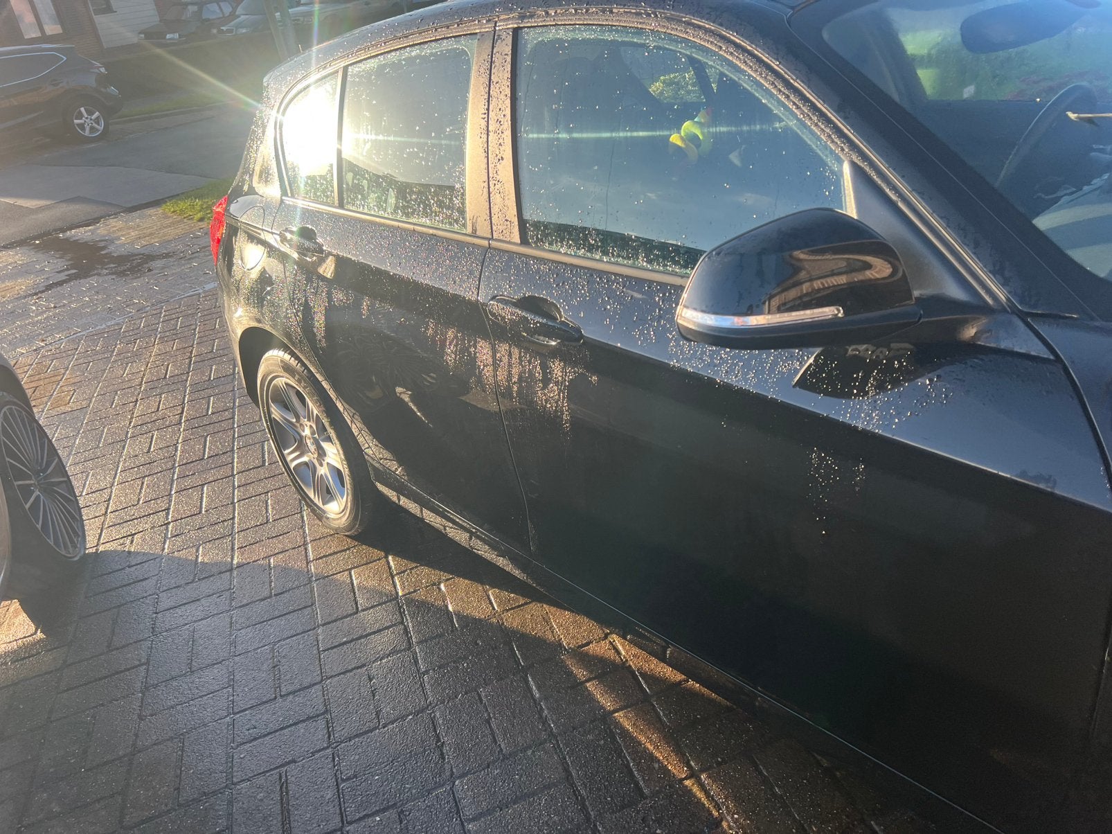 Bmw 116 i sport, 1 Reeks, Zwart, Bedrijf, 5 deurs