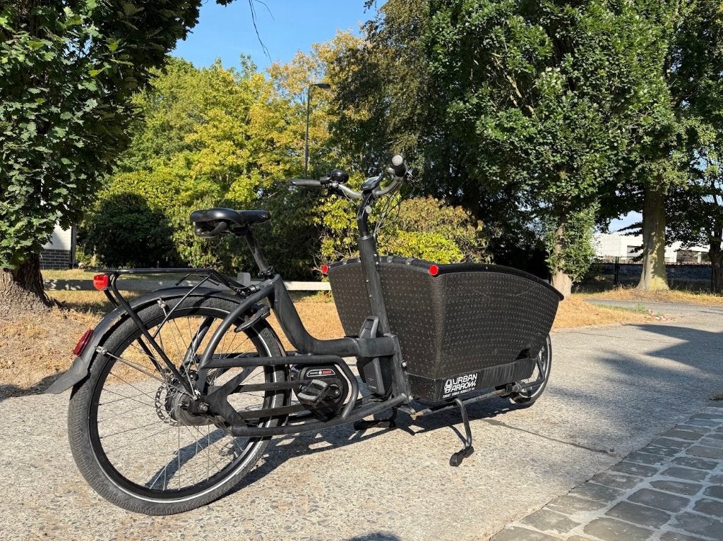 Urban Arrow bakfiets met maxi cosi adaptoren, Fietsen en Brommers, Gebruikt, 3 kinderen, Elektrisch, Schijfrem