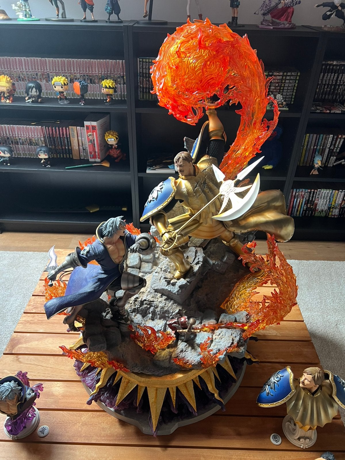 Standbeeld voor verzamelaars Escanor vs Estarossa Figurama, Ophalen, Nieuw