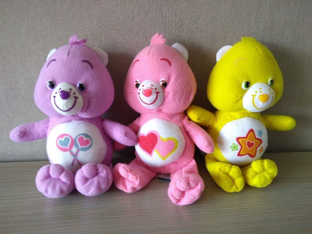 ♥ Set knuffels 'Care Bears', Ophalen of Verzenden, Zo goed als nieuw, Beer