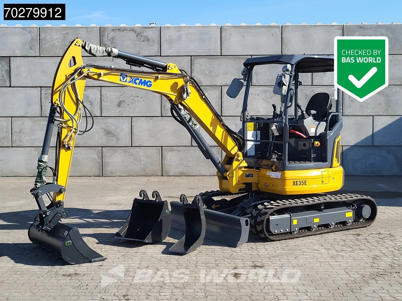 XCMG XE35 E FACTORY WARRANTY - CW / 3 BUCKETS - YANMAR, Excavatrice