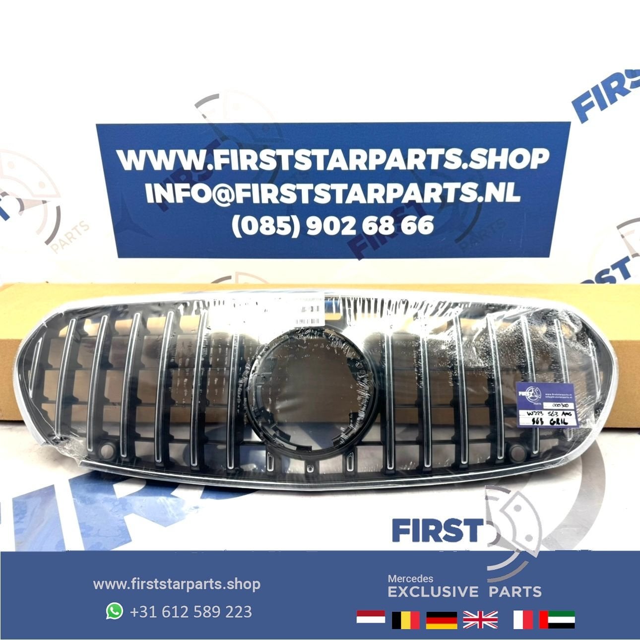 W223 S63 AMG BUMPER GRIL ORIGINEEL S KLASSE 2021-2026 PANAME