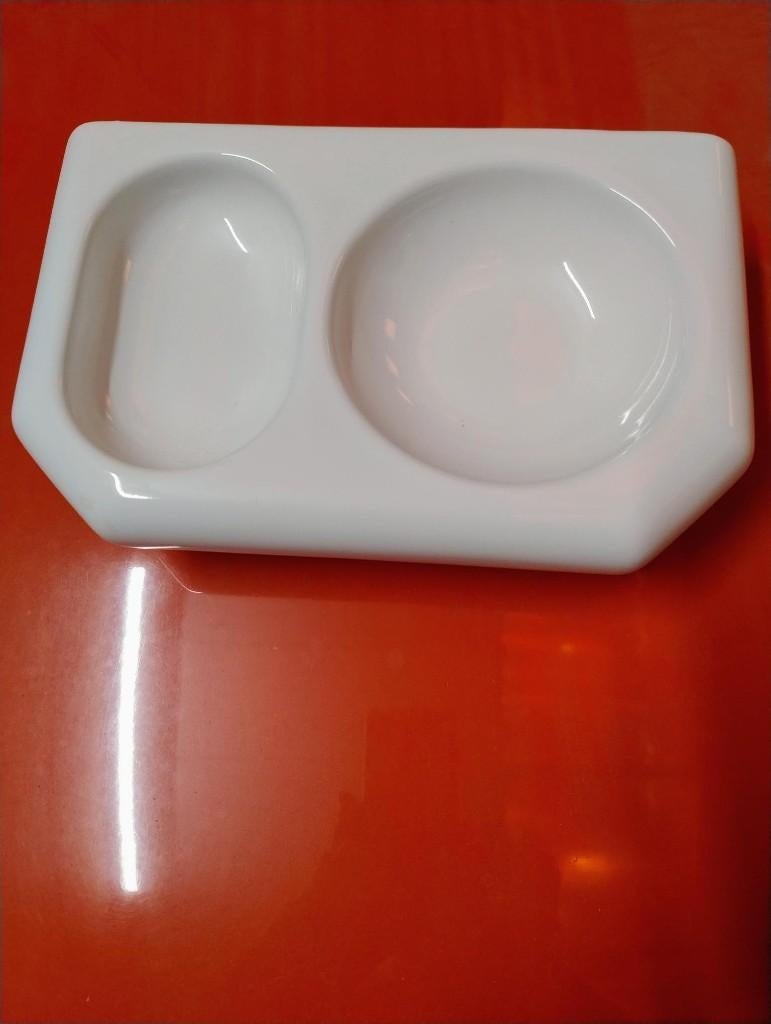 Villeroy & Boch uitvoering 'Opera'  witte zeephouders, Doe-het-zelf en Bouw, Sanitair, Zo goed als nieuw, Steen, Ophalen of Verzenden