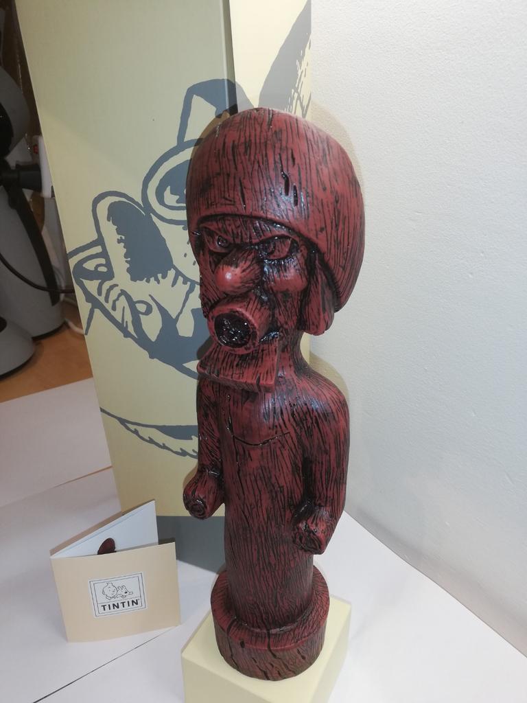 Figurine Tintin, totem du Chevalier de Hadoque, Collections, Enlèvement ou Envoi, Tintin