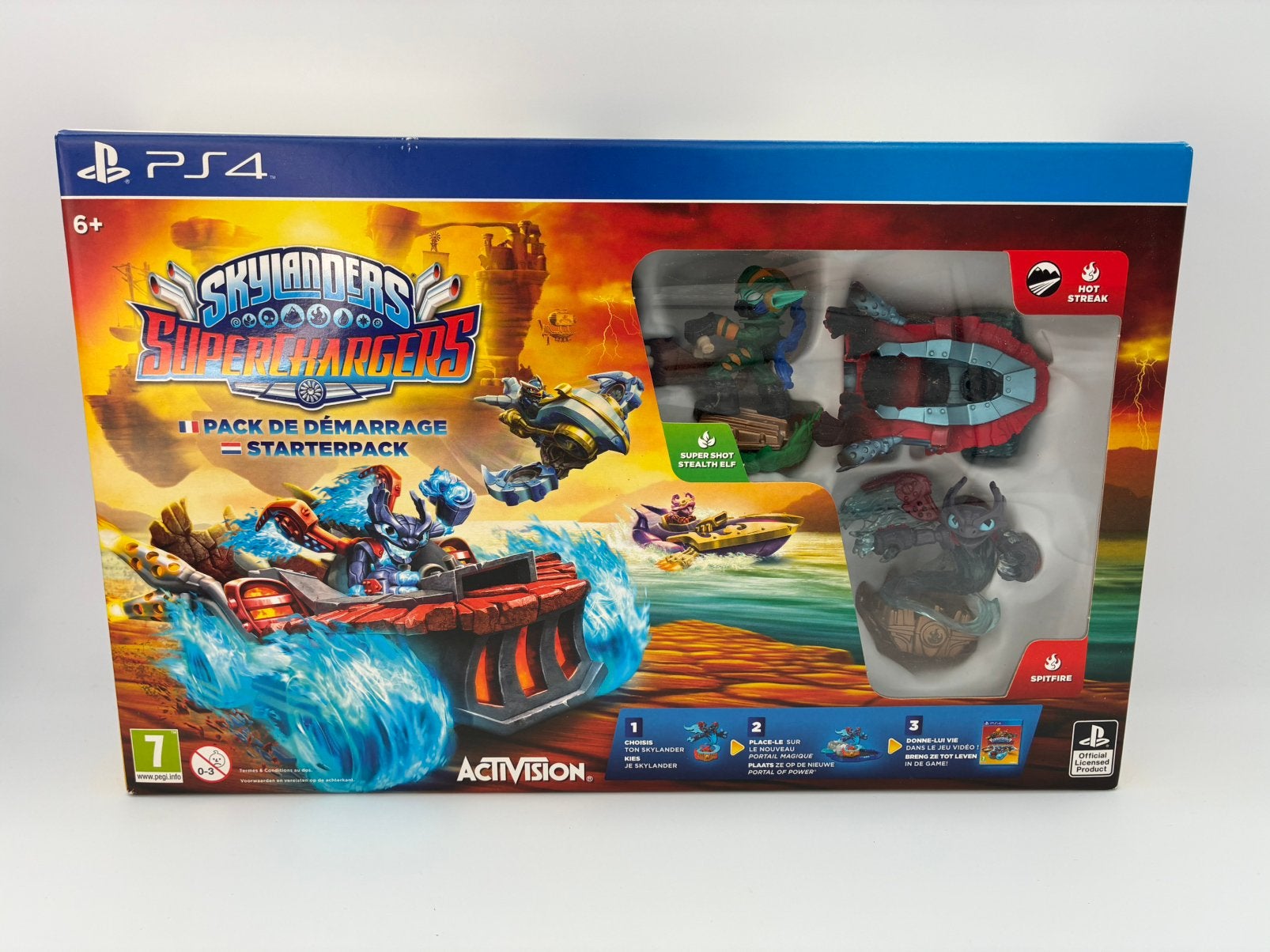 Skylanders Superchargers Ps4 starterpack inbox, Ophalen of Verzenden, Zo goed als nieuw