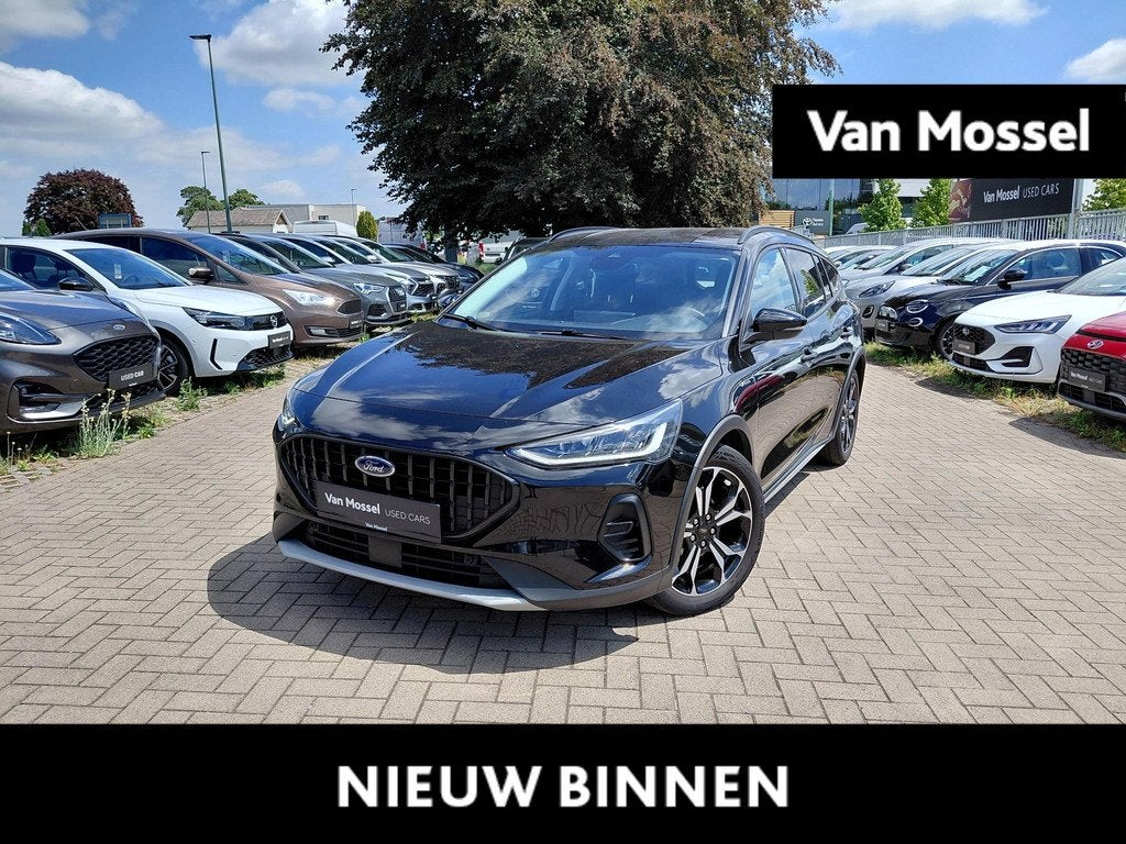 Ford Focus 1.0i EcoBoost MHEV 114kW Active X DCT, Auto's, Gebruikt, Zwart, 155 pk, Bedrijf