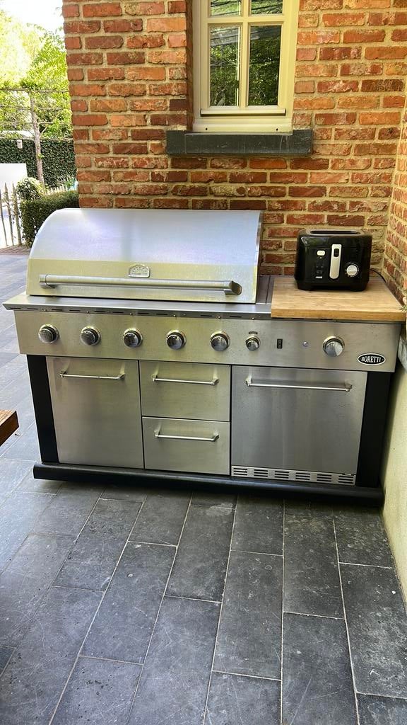 Gas bbq boretti lucian, Ophalen, Zo goed als nieuw, Gas