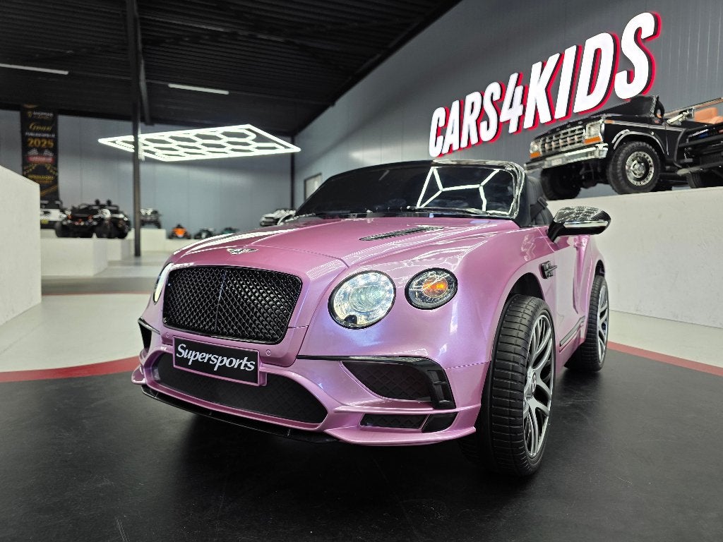 Kinderauto Bentley Continental - soft start - leren zit - RC, Kinderen en Baby's, Speelgoed |Speelgoedvoertuigen, Ophalen of Verzenden