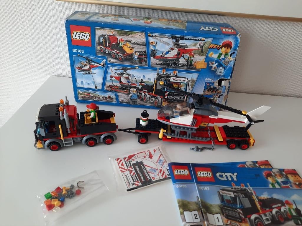Lego city 60183 helicopter transport.., Kinderen en Baby's, Speelgoed | Duplo en Lego, Zo goed als nieuw, Lego, Ophalen